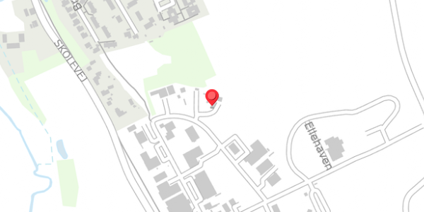 Trafikstøjkort på Ellehaven 33, . , 5690 Tommerup