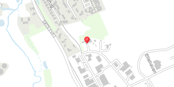 Trafikstøjkort på Ellehaven 35, 5690 Tommerup