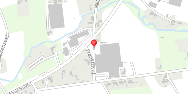 Trafikstøjkort på Frankfrivej 4, . tv, 5690 Tommerup