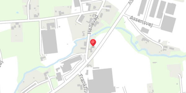 Trafikstøjkort på Hellevad 1, 5690 Tommerup