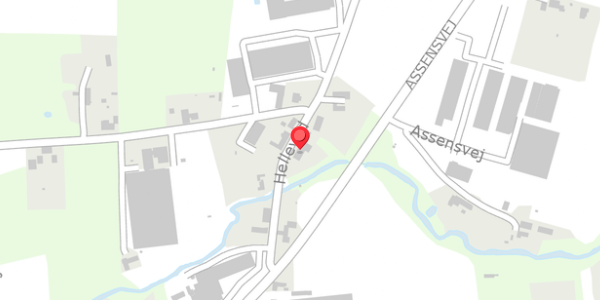 Trafikstøjkort på Hellevad 3, 5690 Tommerup