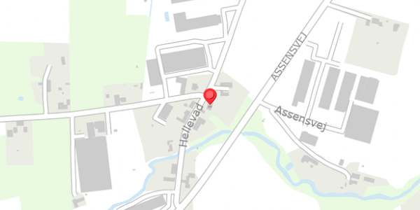 Trafikstøjkort på Hellevad 9, 5690 Tommerup