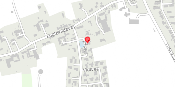 Trafikstøjkort på Irisvej 8, 5690 Tommerup