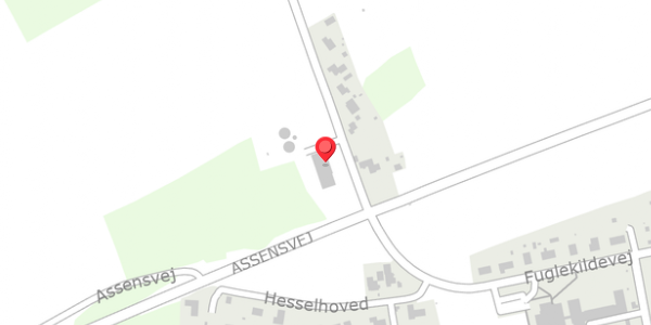 Trafikstøjkort på Neversvej 2, 5690 Tommerup
