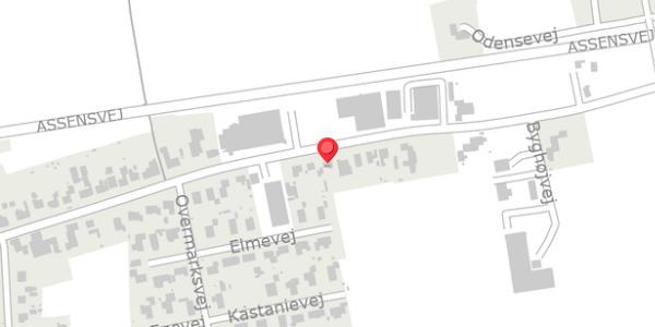 Trafikstøjkort på Odensevej 45, . , 5690 Tommerup