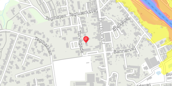 Trafikstøjkort på Torvegade 3B, . , 5690 Tommerup