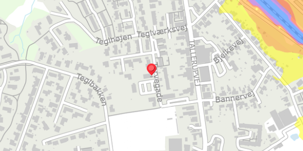 Trafikstøjkort på Torvegade 10, . , 5690 Tommerup