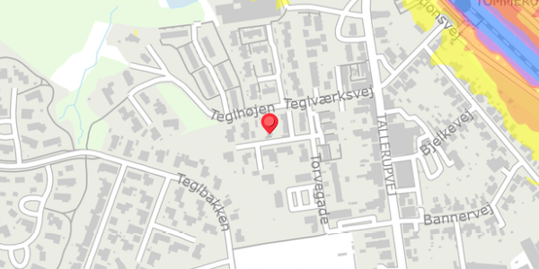 Trafikstøjkort på Torvegade 31, 5690 Tommerup