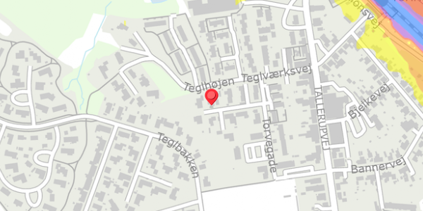 Trafikstøjkort på Torvegade 35, . , 5690 Tommerup
