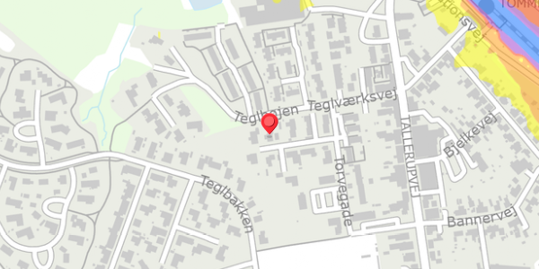 Trafikstøjkort på Torvegade 37, . , 5690 Tommerup