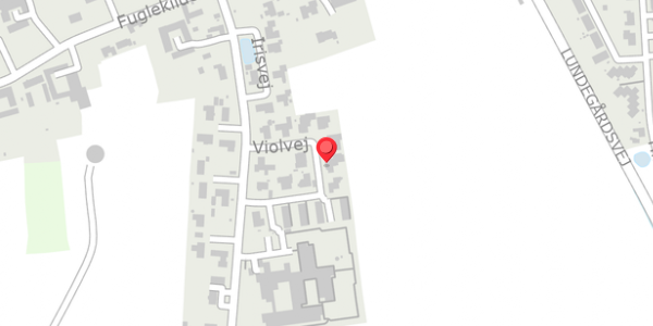 Trafikstøjkort på Violvej 12, . , 5690 Tommerup