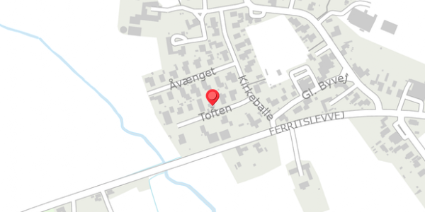 Trafikstøjkort på Toften 4, . , 5540 Ullerslev