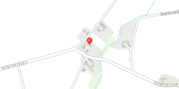 Trafikstøjkort på Sentvedvej 21, 5853 Ørbæk