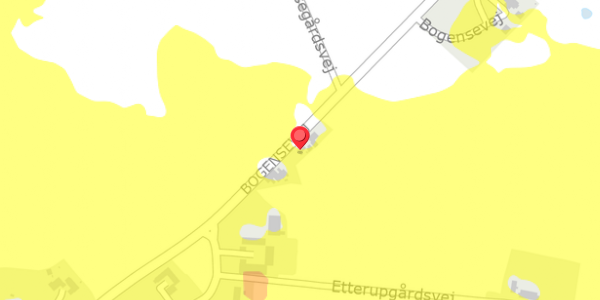 Trafikstøjkort på Bogensevej 70, . , 5560 Aarup
