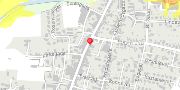 Trafikstøjkort på Bredgade 31, 5560 Aarup