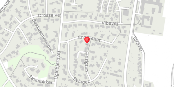 Trafikstøjkort på Engdraget 8, 5560 Aarup