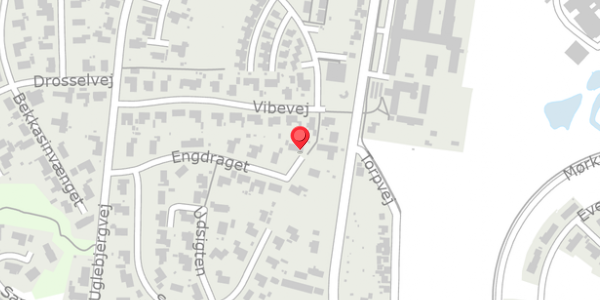 Trafikstøjkort på Engdraget 13, 5560 Aarup