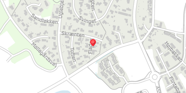 Trafikstøjkort på Fladen 3, 5560 Aarup