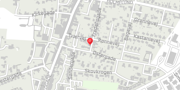 Trafikstøjkort på Fredensgade 16, . , 5560 Aarup