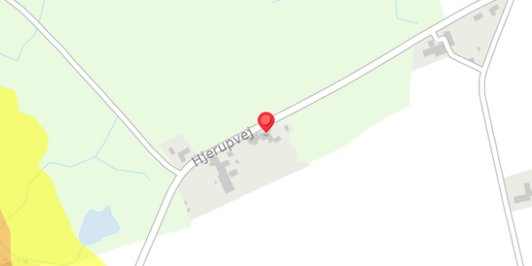 Trafikstøjkort på Hjerupvej 37, . , 5560 Aarup