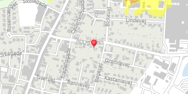 Trafikstøjkort på Holmelund 12, . , 5560 Aarup
