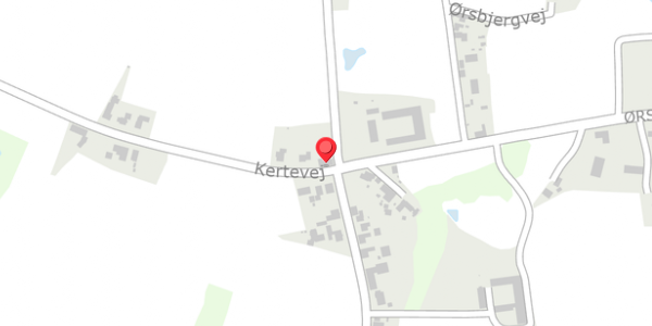 Trafikstøjkort på Kertevej 2, 5560 Aarup