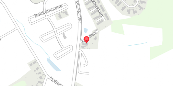 Trafikstøjkort på Kunden 2, 5560 Aarup