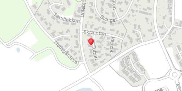 Trafikstøjkort på Toften 6, 5560 Aarup