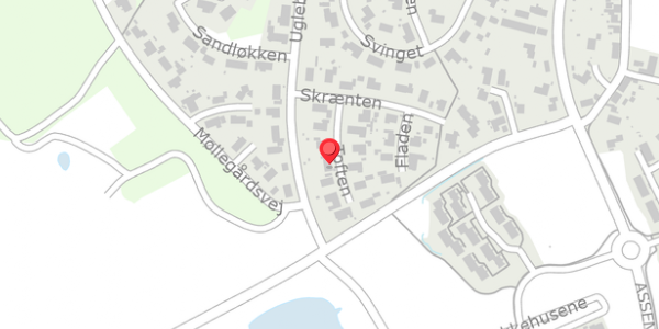 Trafikstøjkort på Toften 8, . , 5560 Aarup