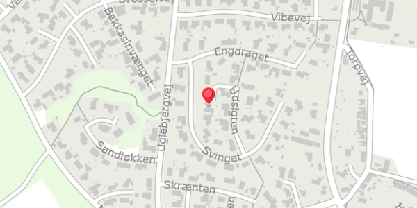 Trafikstøjkort på Udsigten 15, . , 5560 Aarup