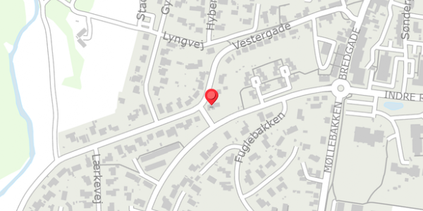 Trafikstøjkort på Vestergade 31, . , 5560 Aarup