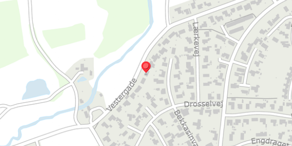 Trafikstøjkort på Vestergade 67, . , 5560 Aarup
