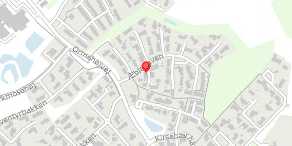 Trafikstøjkort på Æblehaven 2A, 5560 Aarup