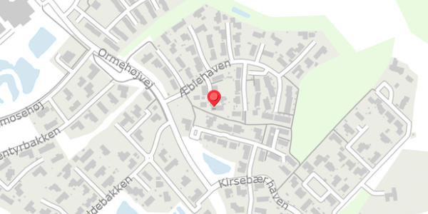 Trafikstøjkort på Æblehaven 8A, 5560 Aarup