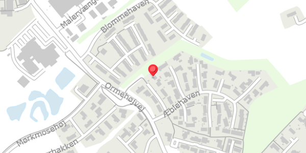 Trafikstøjkort på Æblehaven 9, 5560 Aarup