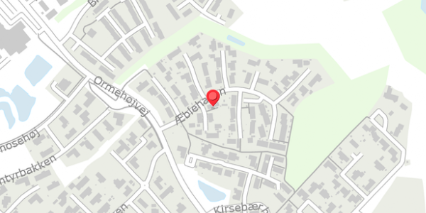 Trafikstøjkort på Æblehaven 14B, . , 5560 Aarup
