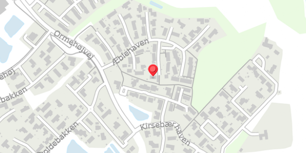 Trafikstøjkort på Æblehaven 22, 5560 Aarup