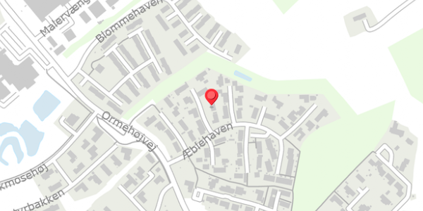 Trafikstøjkort på Æblehaven 29, 5560 Aarup