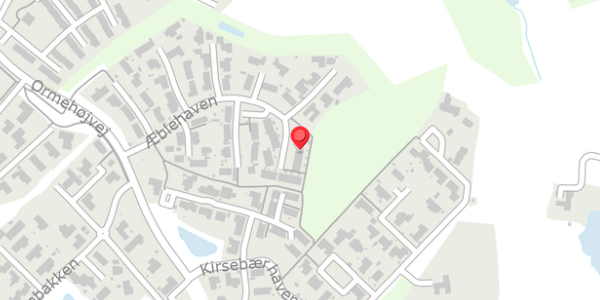 Trafikstøjkort på Æblehaven 58, 5560 Aarup