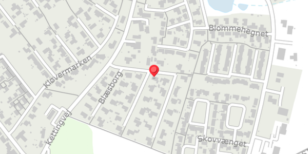 Trafikstøjkort på Blæsborg 13, 6440 Augustenborg