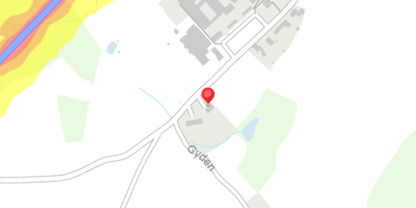 Trafikstøjkort på Gyden 21, . , 6440 Augustenborg