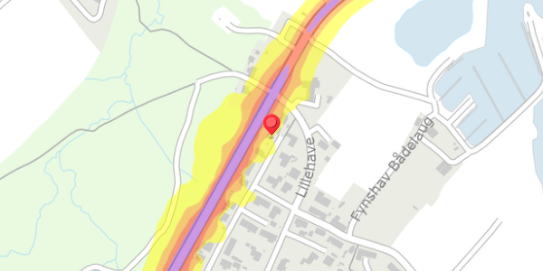 Trafikstøjkort på Inderhave 7, . , 6440 Augustenborg