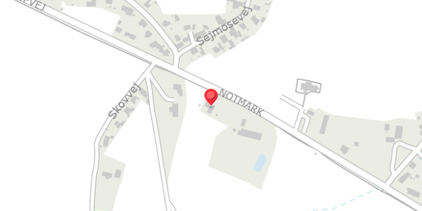Trafikstøjkort på Notmark 2, 6440 Augustenborg