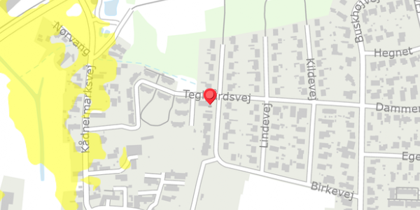Trafikstøjkort på Birkevej 11, . , 6330 Padborg