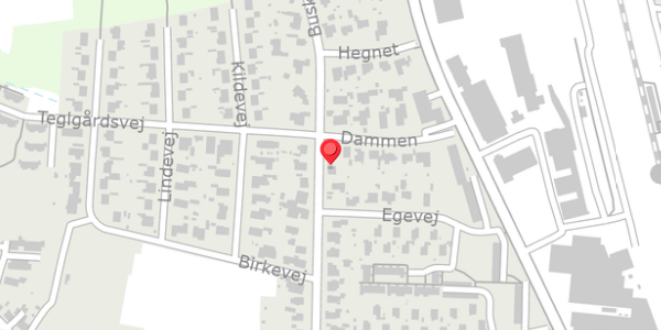 Trafikstøjkort på Dammen 19, 6330 Padborg