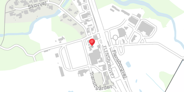 Trafikstøjkort på Flensborgvej 18, . , 6340 Kruså