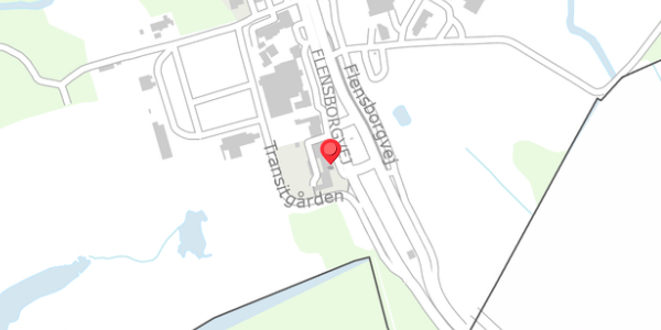 Trafikstøjkort på Flensborgvej 34, 6340 Kruså