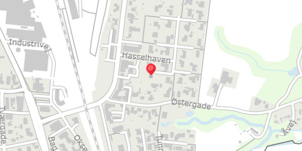 Trafikstøjkort på Hasselhaven 3, . , 6330 Padborg