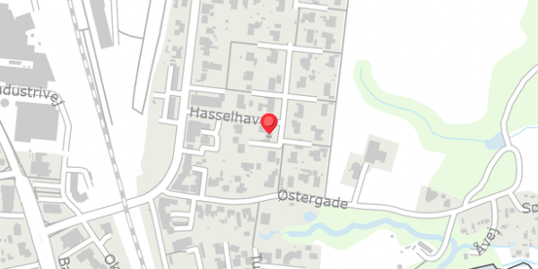 Trafikstøjkort på Hasselhaven 7, 6330 Padborg