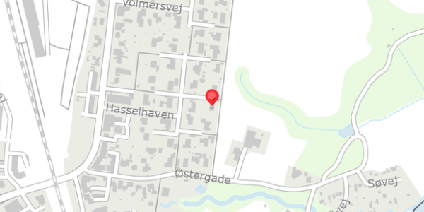 Trafikstøjkort på Hasselhaven 12, . , 6330 Padborg